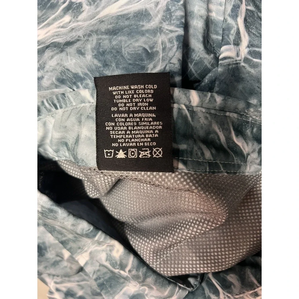 Mossy Oak Elements Long Sleeve Water Camo Fishing Hunting Vented Shirt 2XL‎